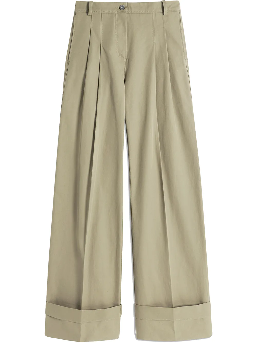 

Victoria Victoria Beckham pantalones chino con tiro alto - Marrón