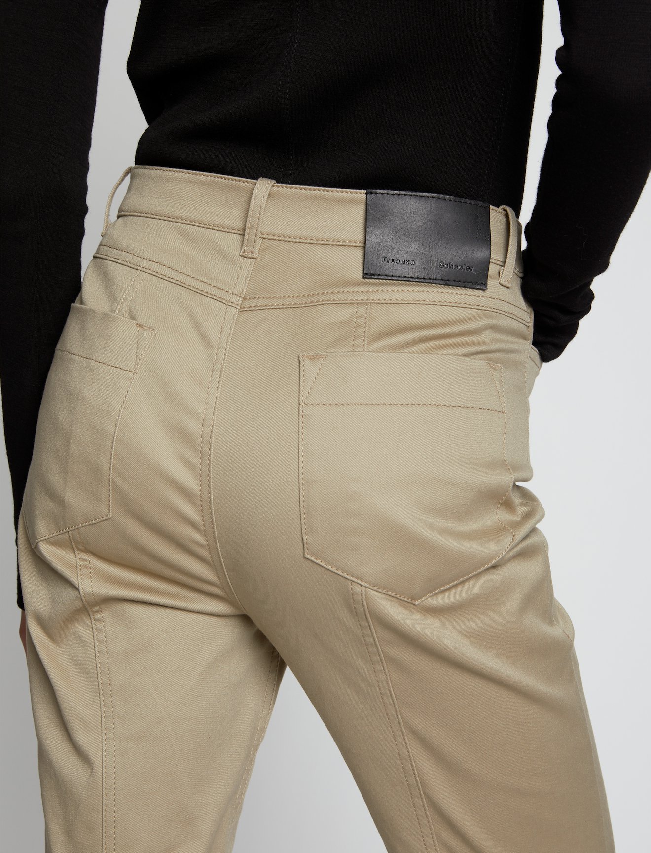 Cotton Twill Full Leg Pants #3
