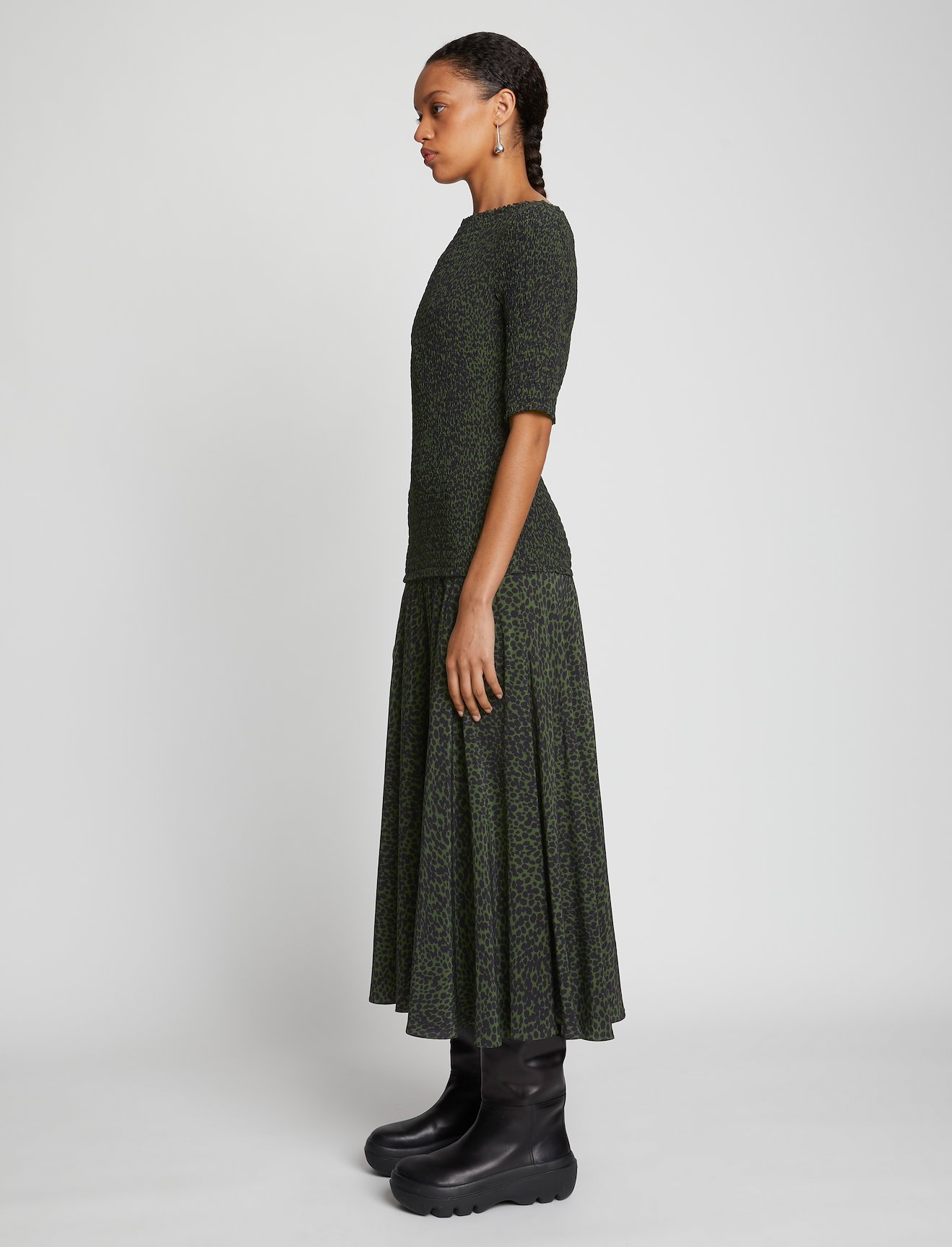 Smocked Dot Dress #1