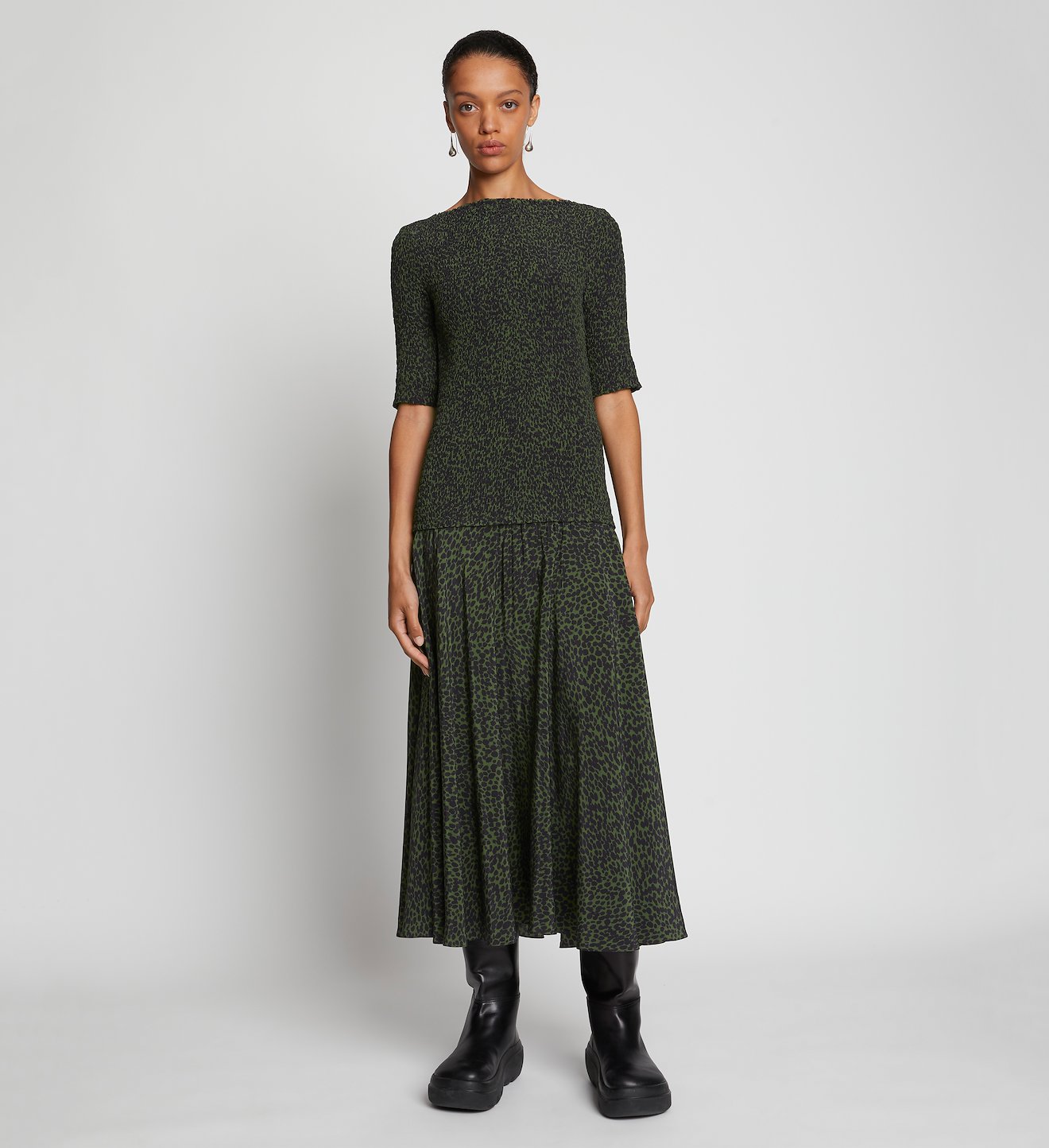 Smocked Dot Dress