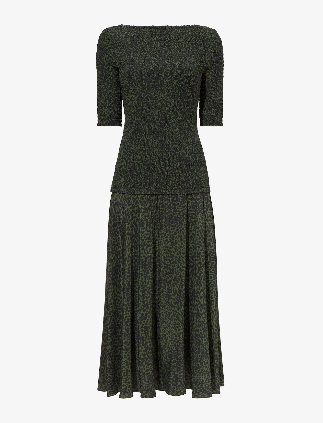Smocked Dot Dress #4