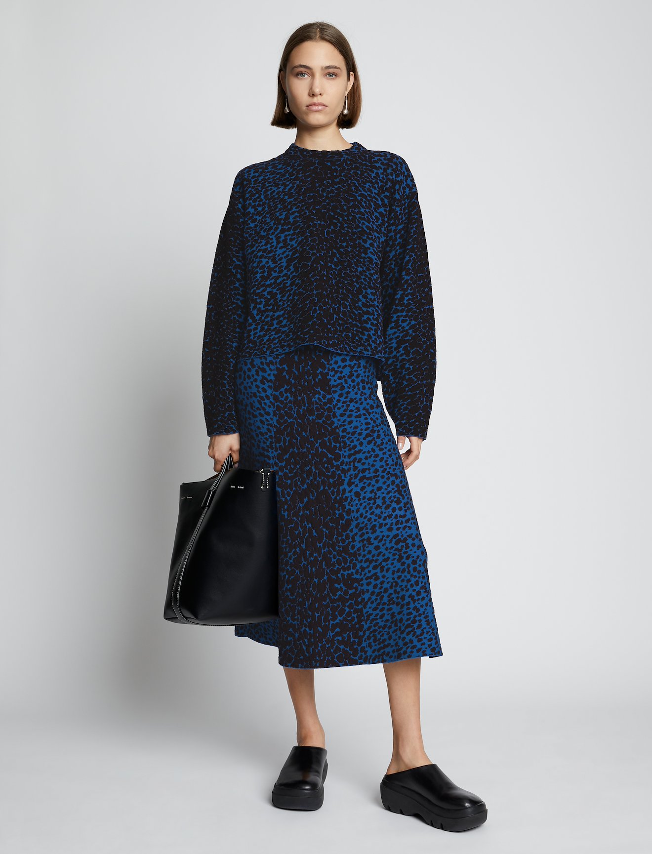 Dot Jacquard Sweater #1