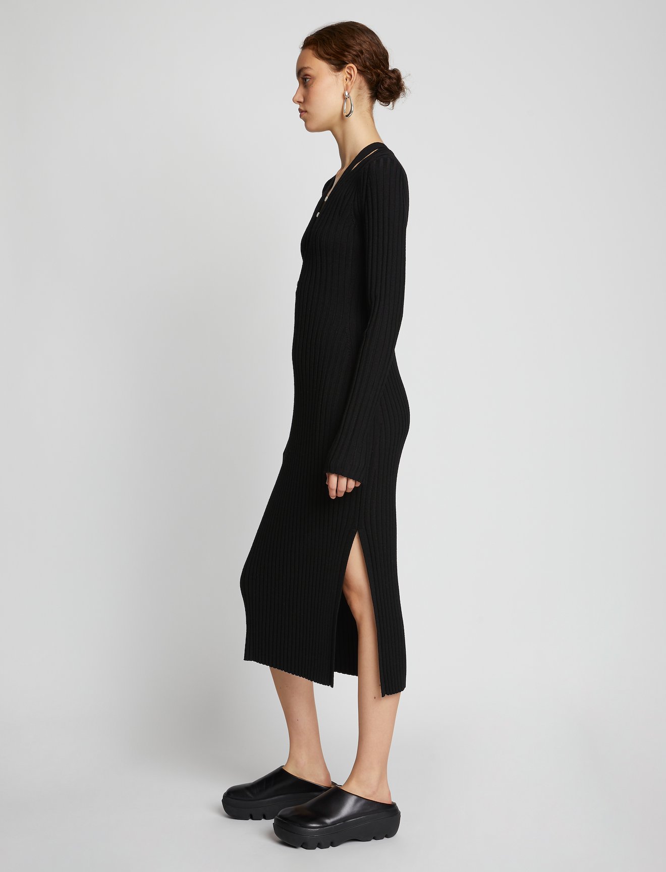 Merino Rib Knit Dress #1