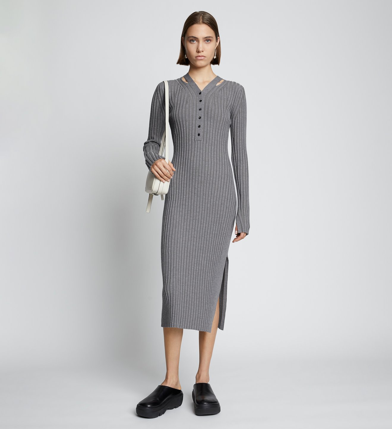 Merino Rib Knit Dress