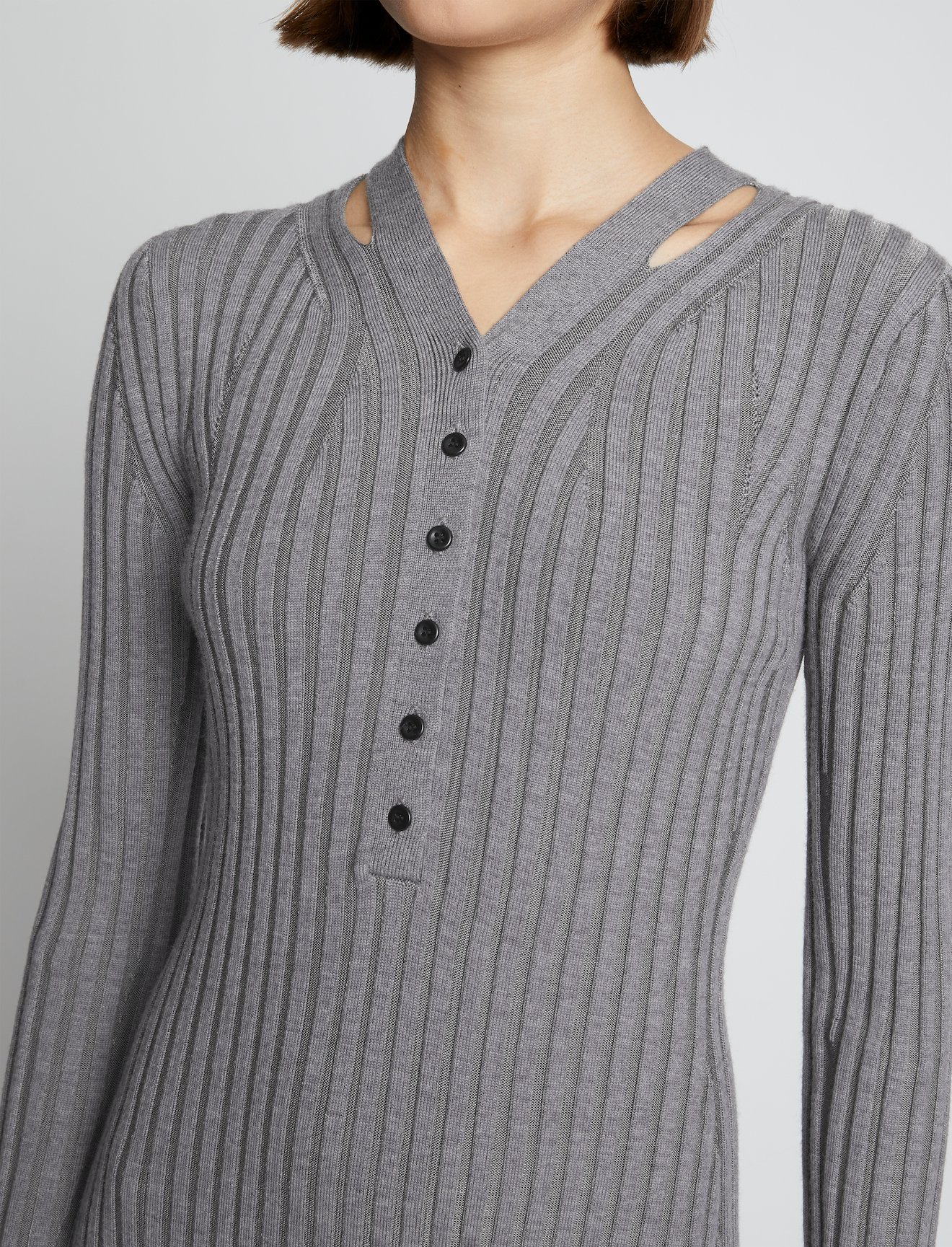 Merino Rib Knit Dress #3