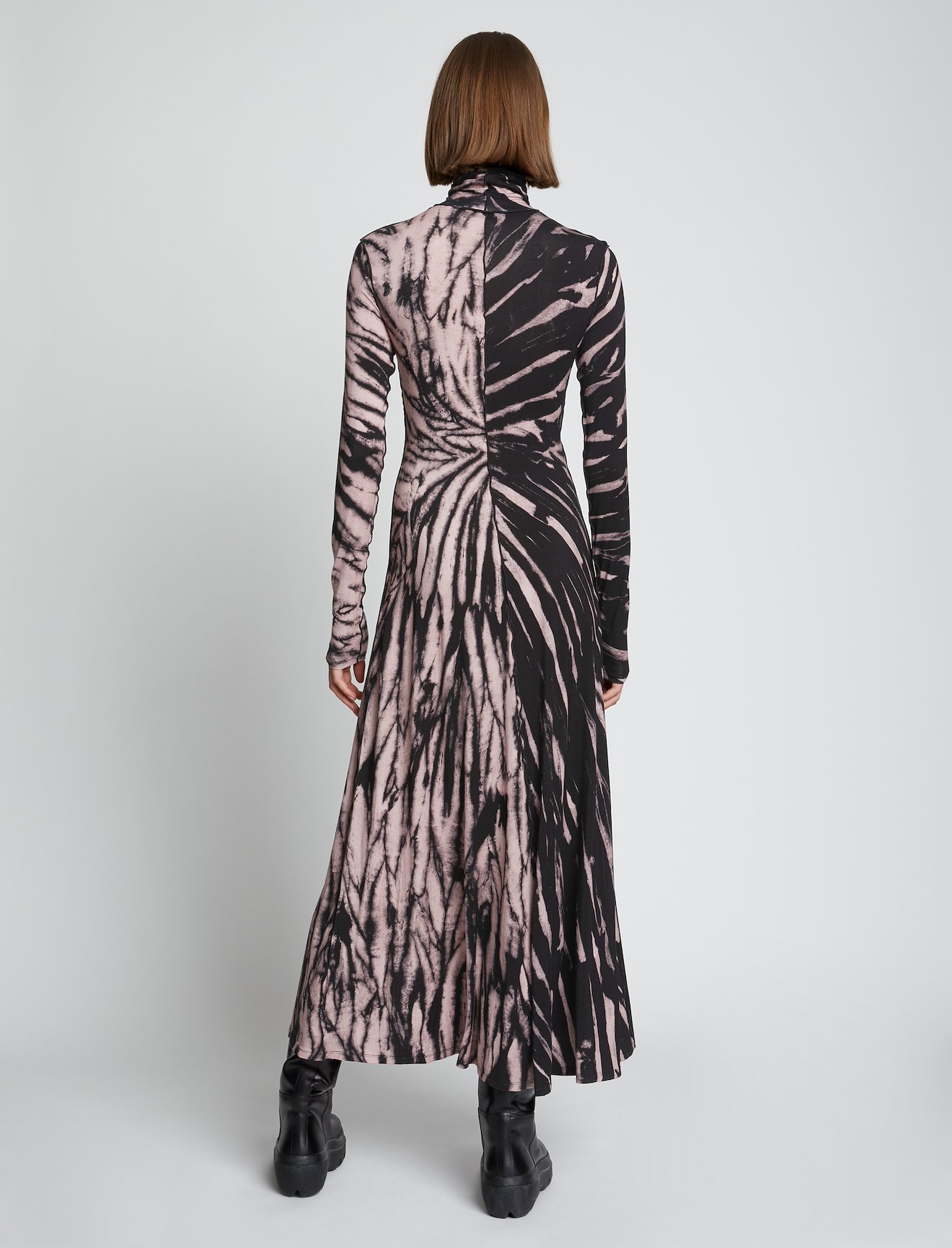 Spiral Tie Dye Jersey Dress #2