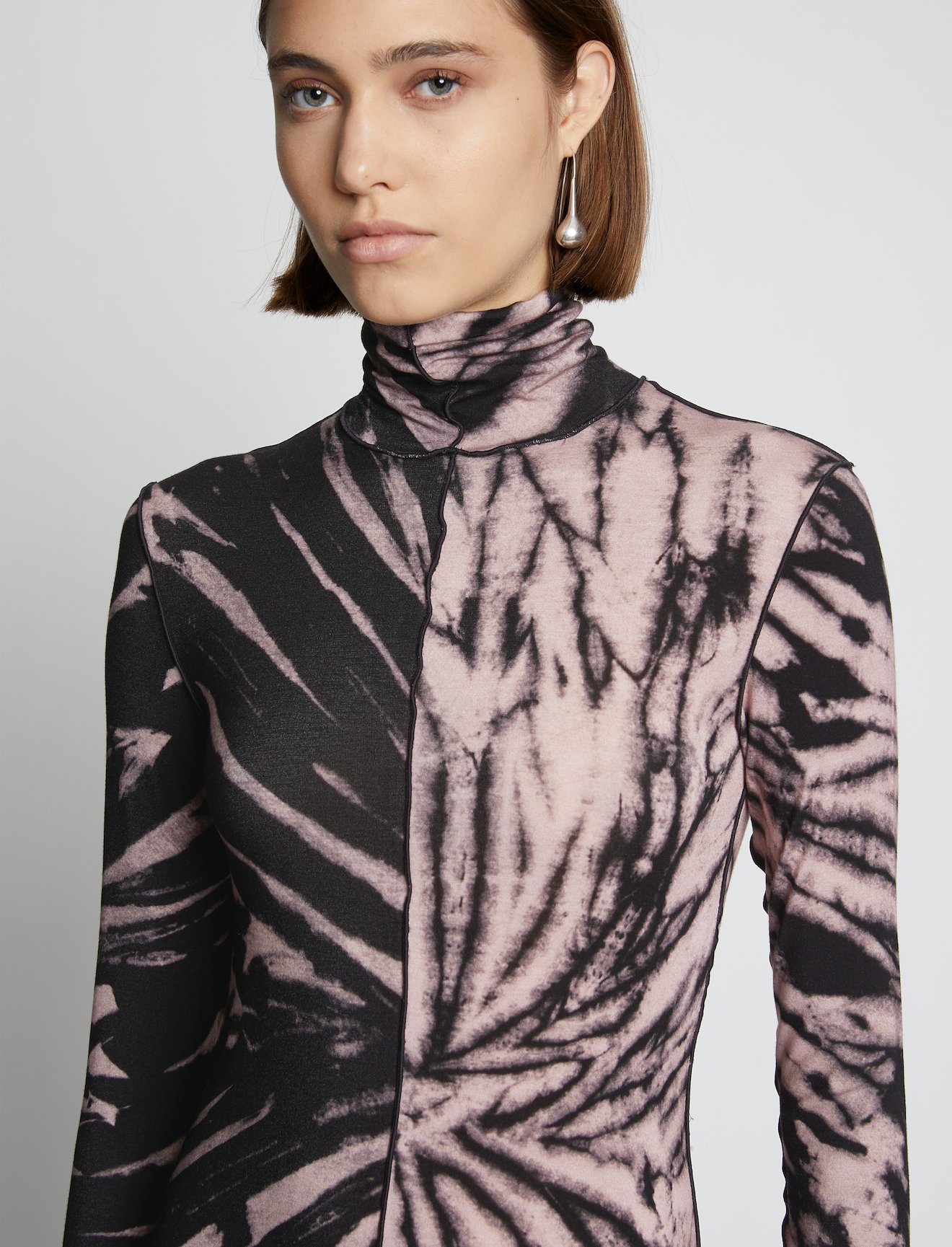 Spiral Tie Dye Jersey Dress #3