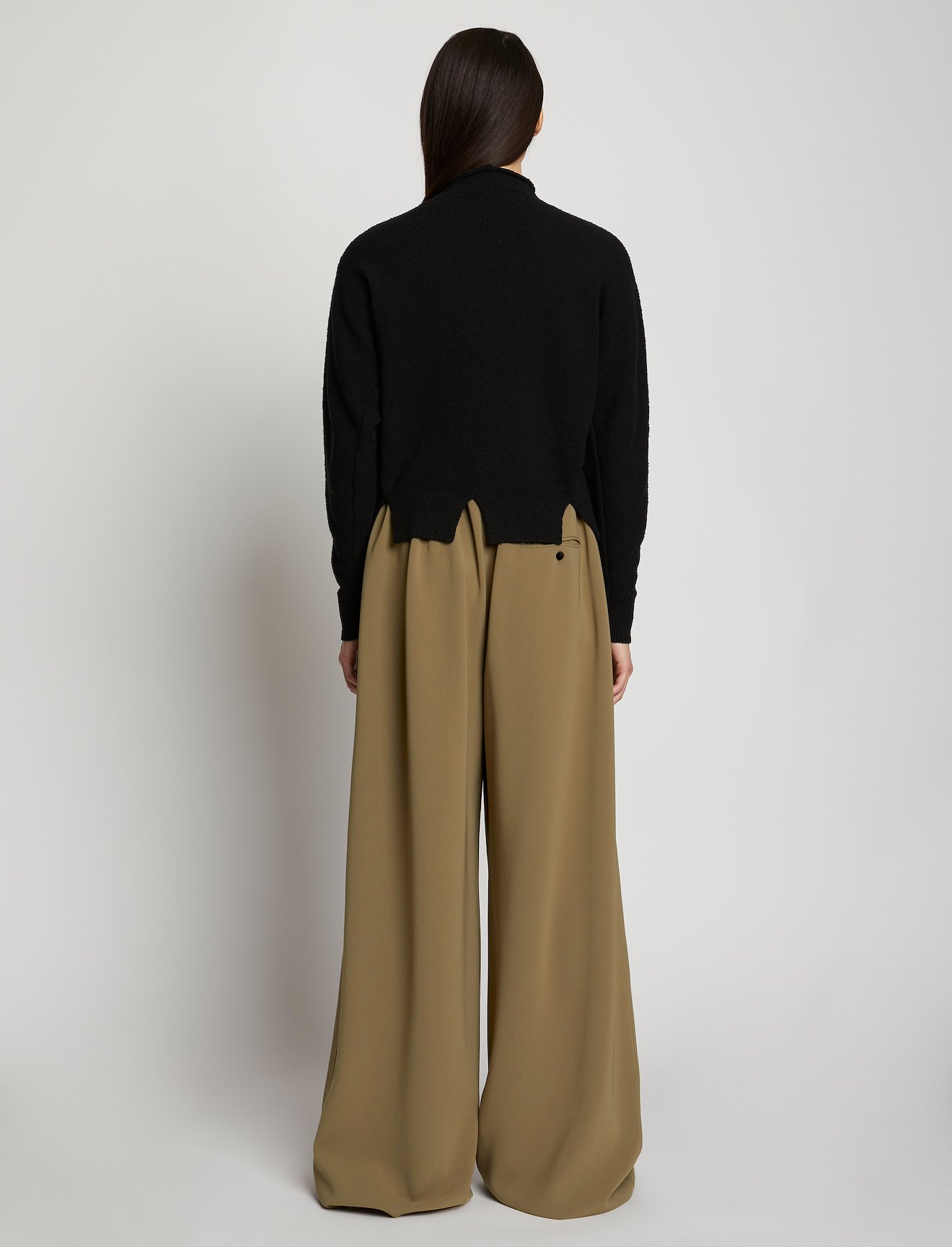 Matte Crepe Drawstring Pants #2