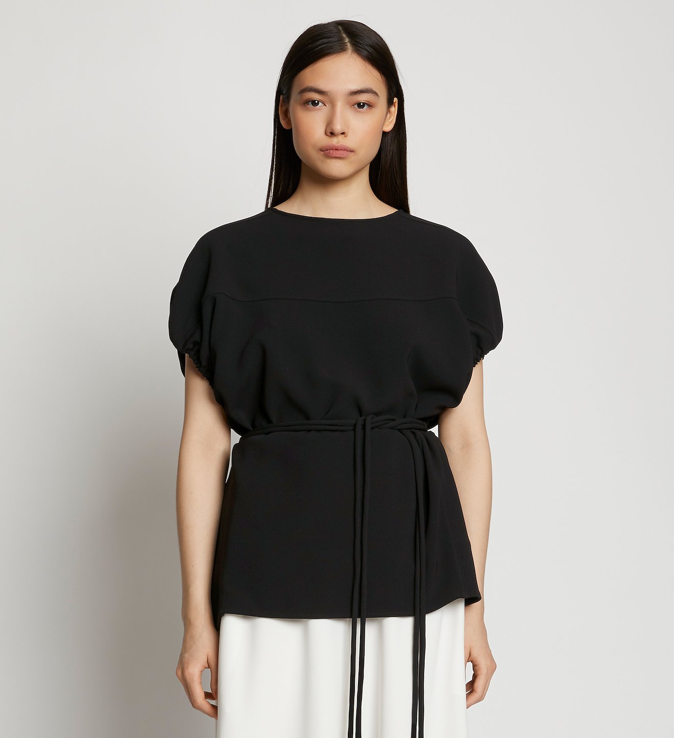 Matte Crepe Cocoon Top