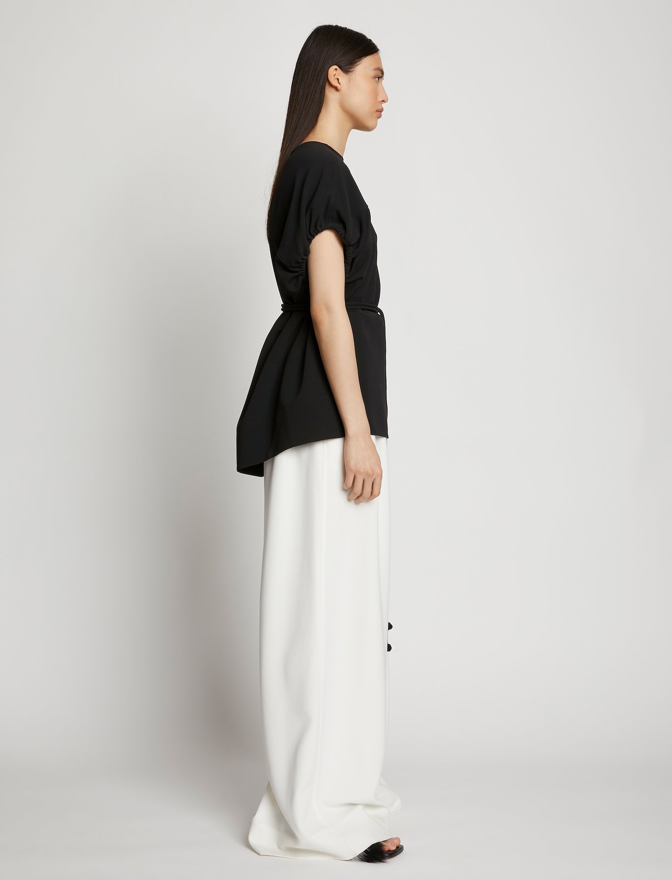 Matte Crepe Cocoon Top #2
