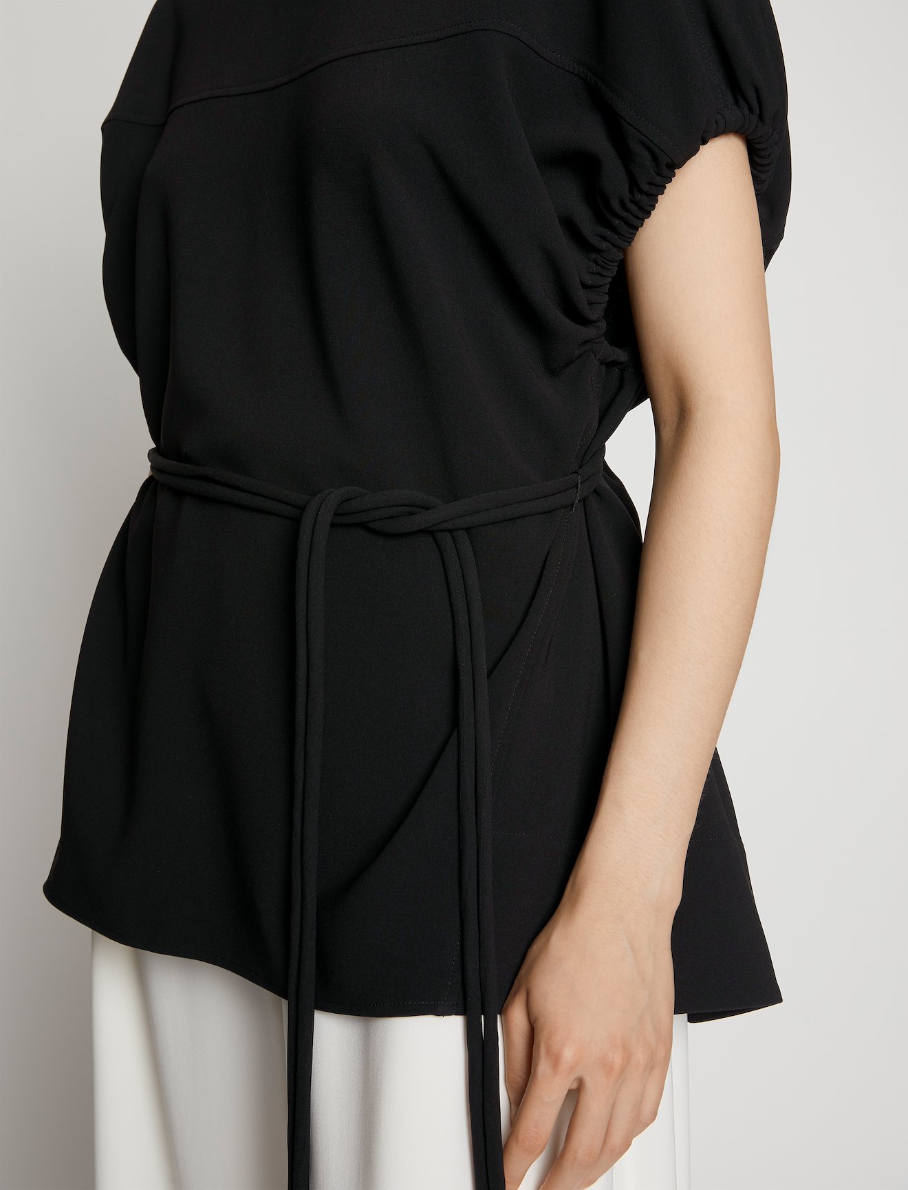 Matte Crepe Cocoon Top #4