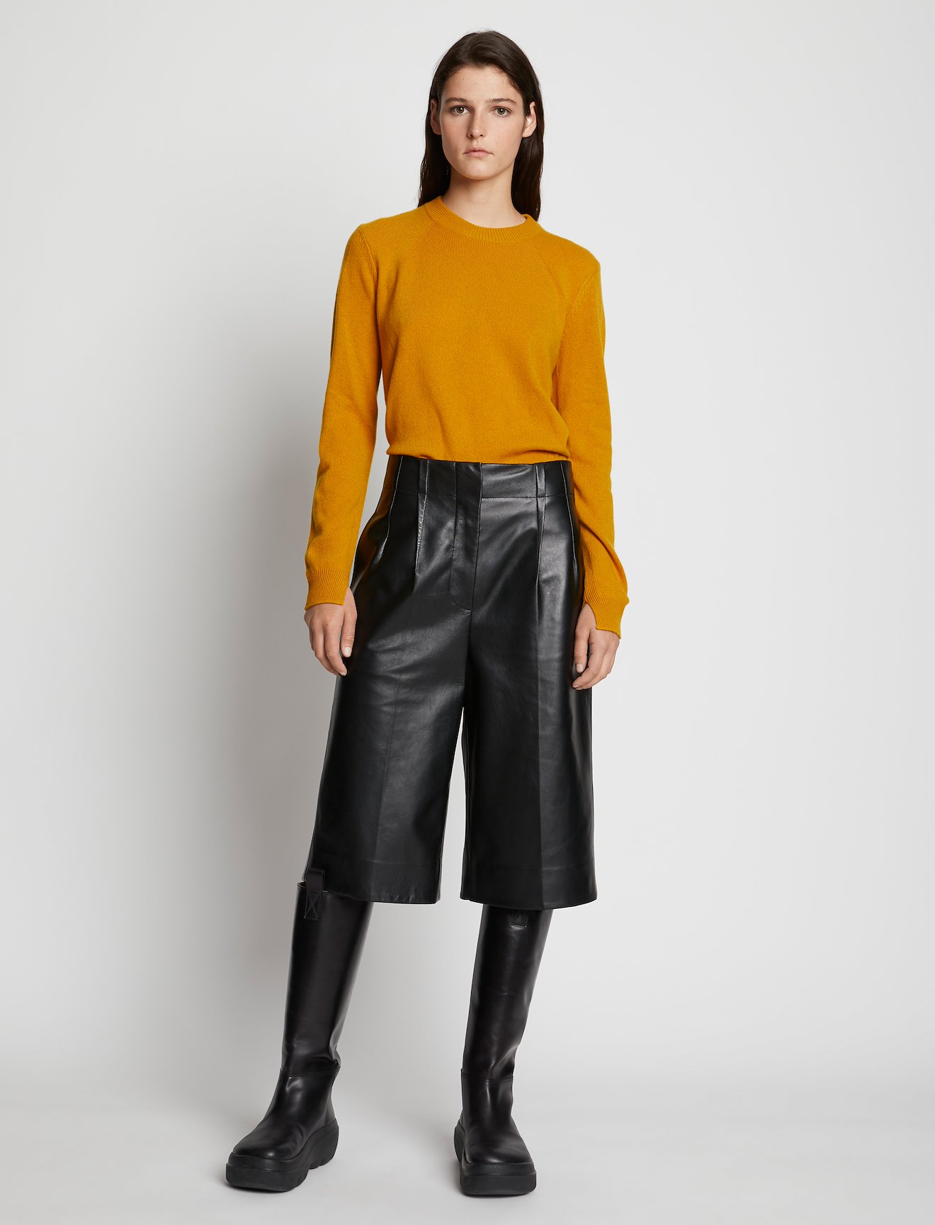 Eco Cashmere Sweater in orange | Proenza Schouler