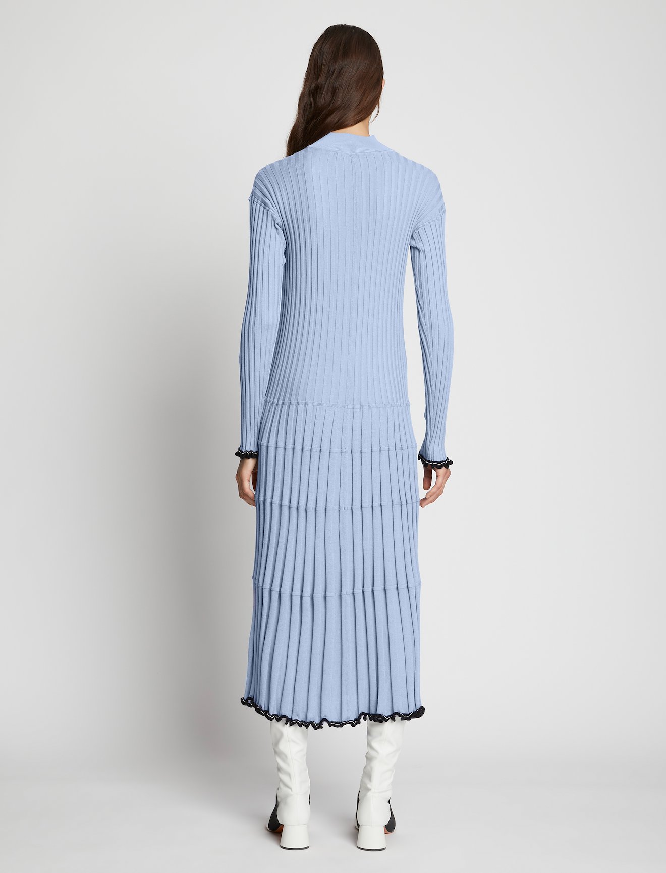 Silk Cashmere V-Neck Dress #2