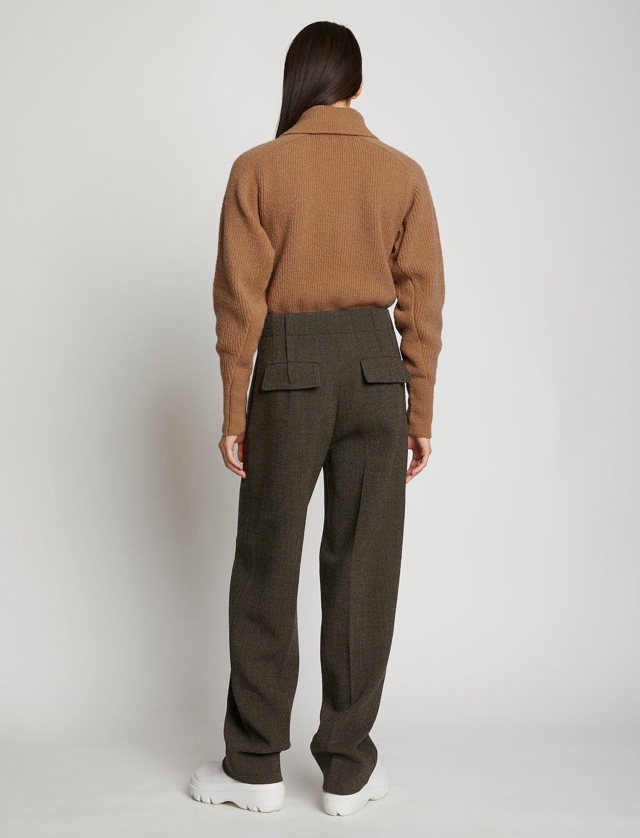 Wool Cashmere Collared Sweater #3