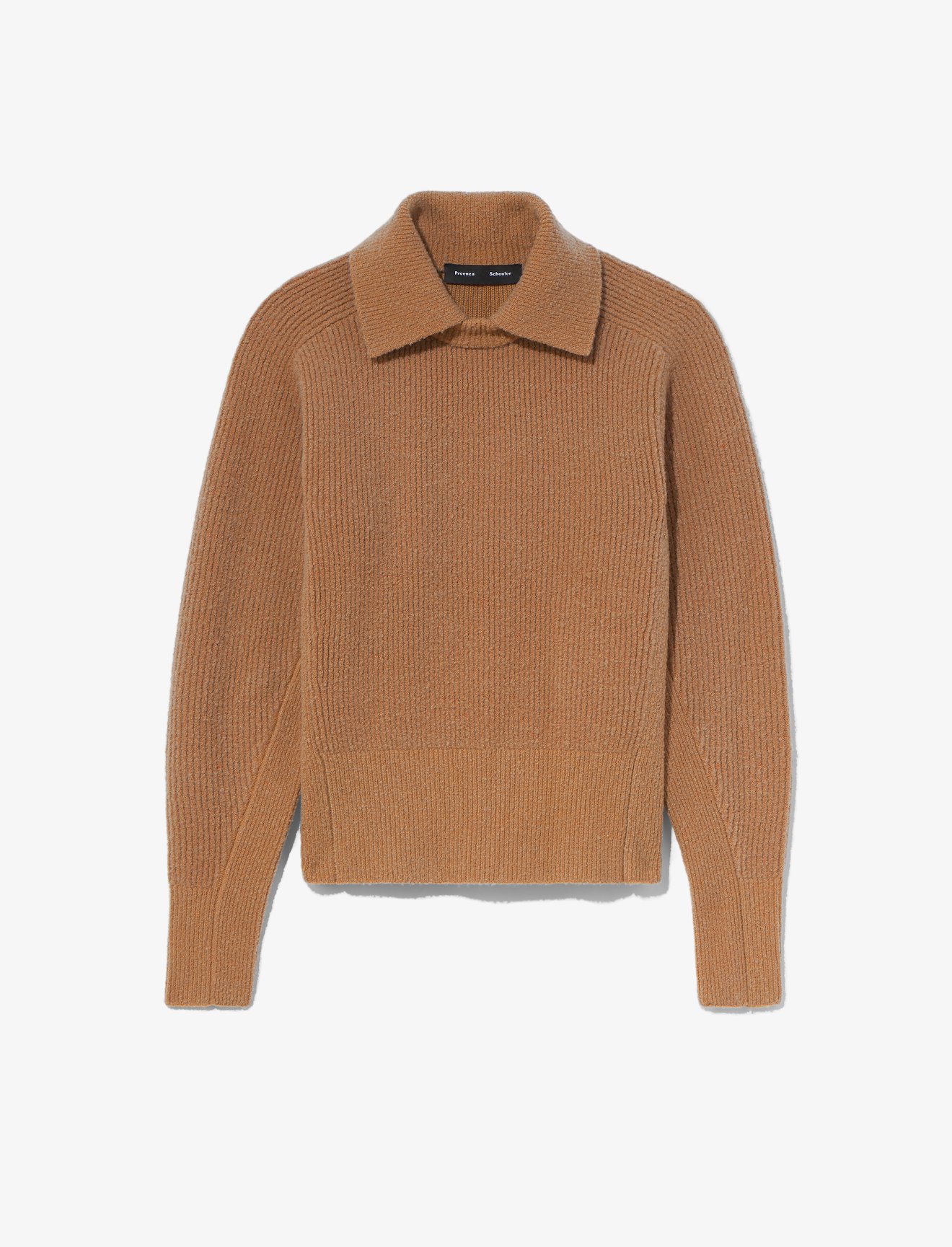 Wool Cashmere Collared Sweater #5