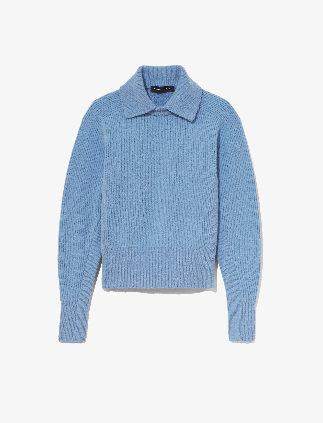 Wool Cashmere Collared Sweater #5