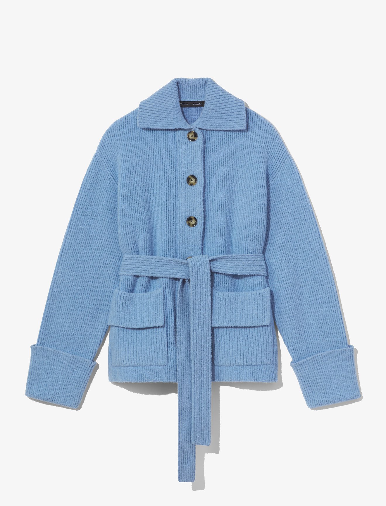 Wool Cashmere Belted Cardigan #4