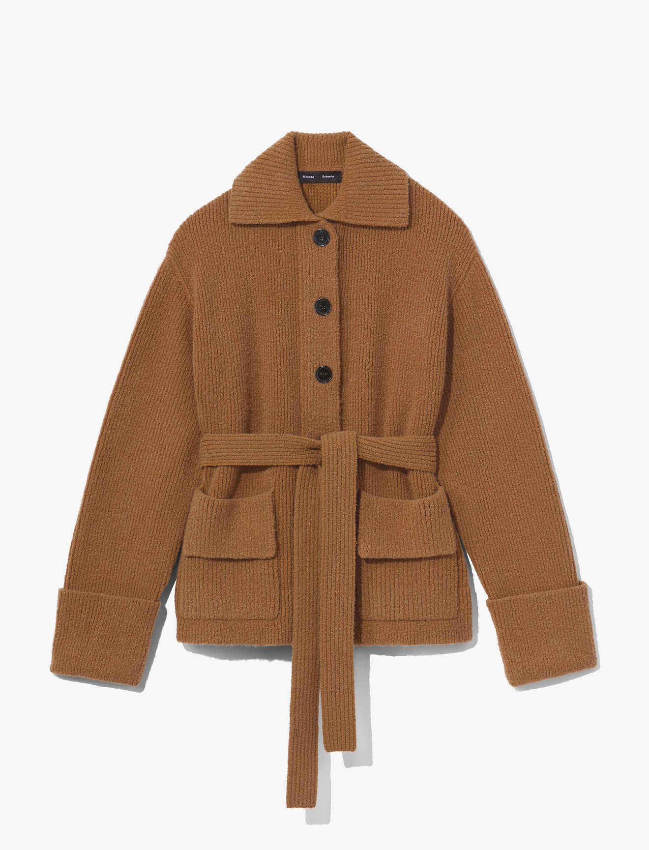Wool Cashmere Belted Cardigan #4