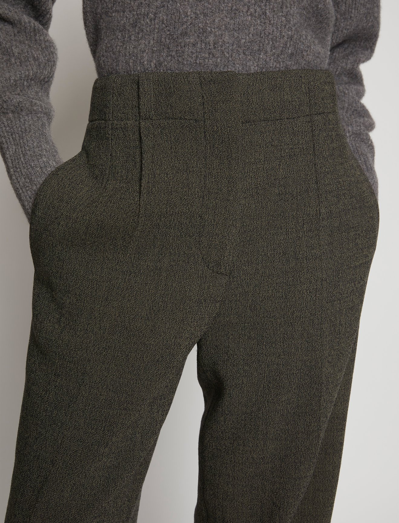 Bi-Stretch Melange Pants #3