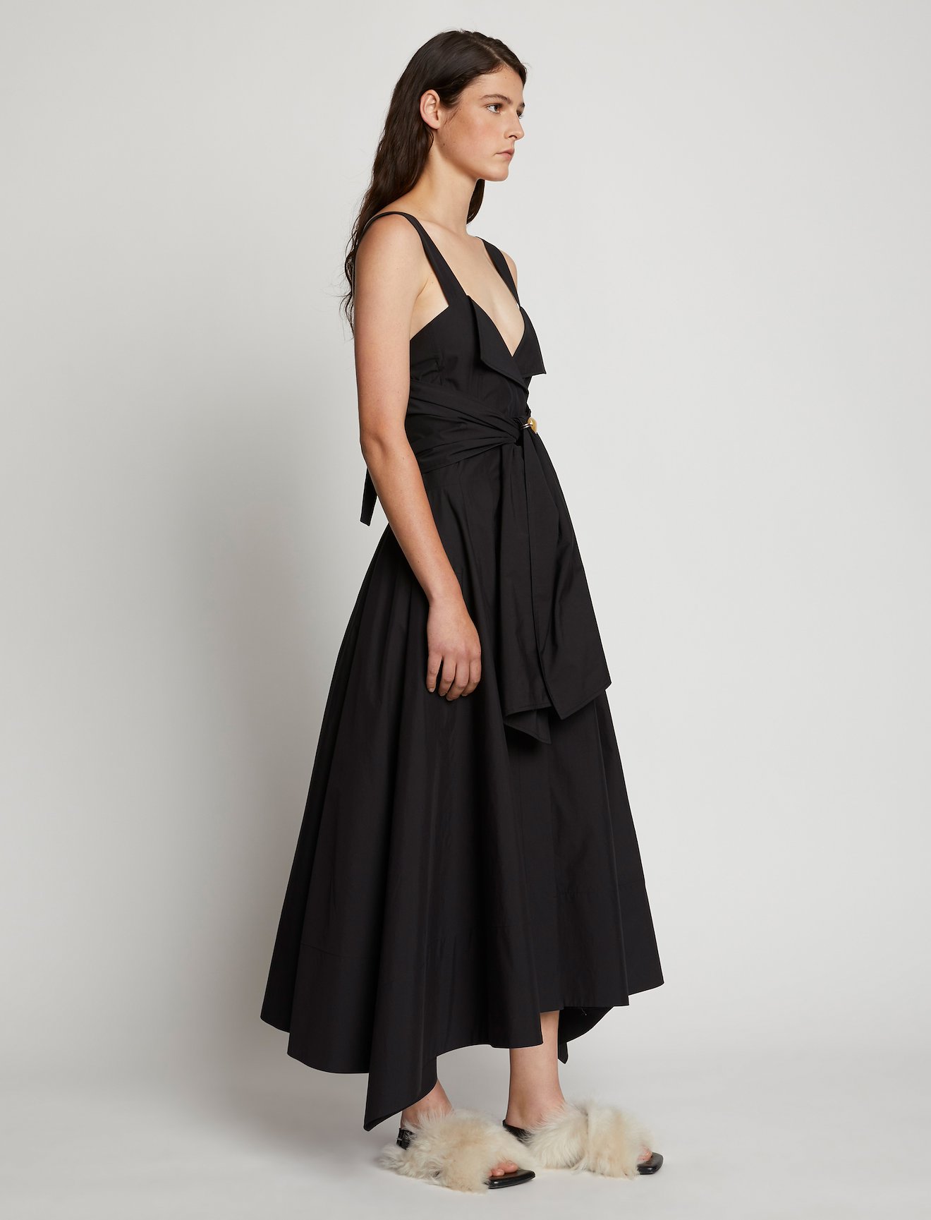 Poplin Waist Tie Dress #1