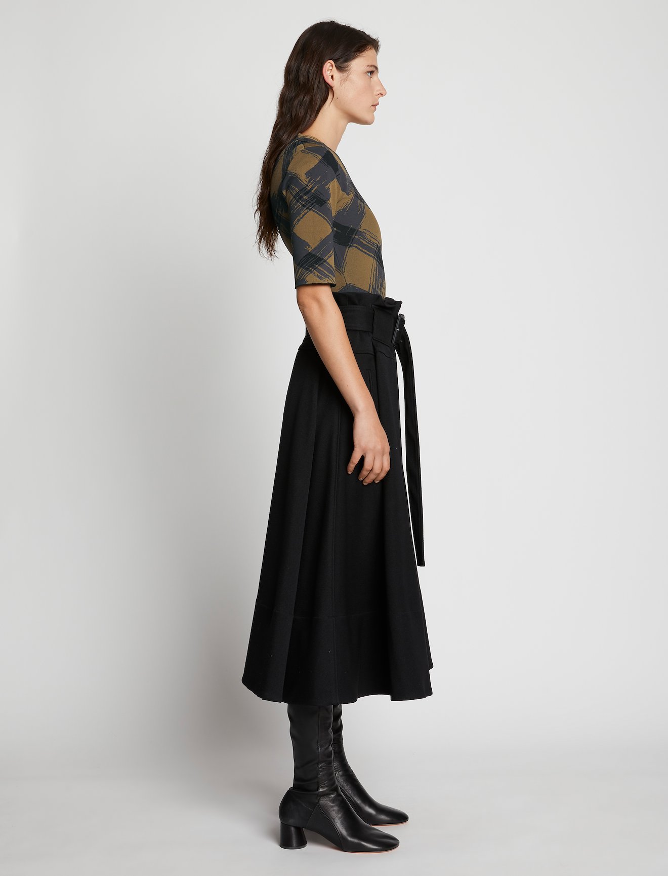 Gingham Jacquard Top #2