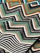 Missoni zigzag knitted scarf