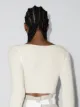 Jacquemus Alzou cropped V-neck cardigan