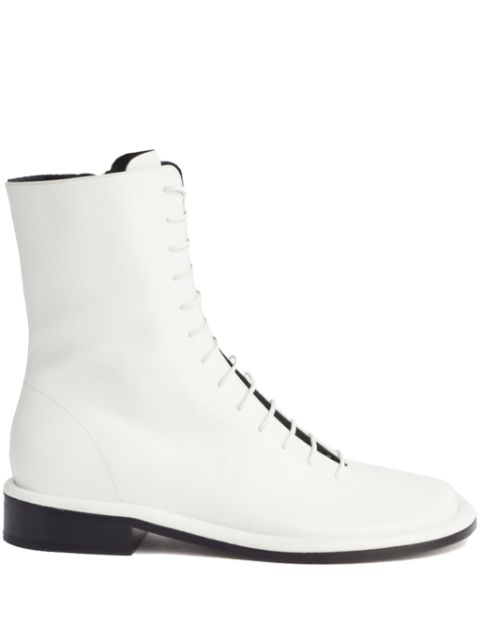 Proenza Schouler Pipe leather lace-up boots Women