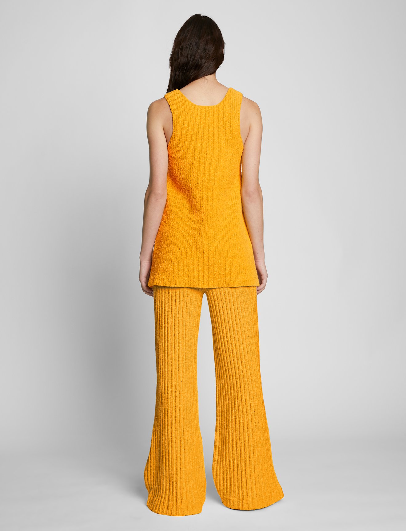 Melange Boucle Knit Pants #2