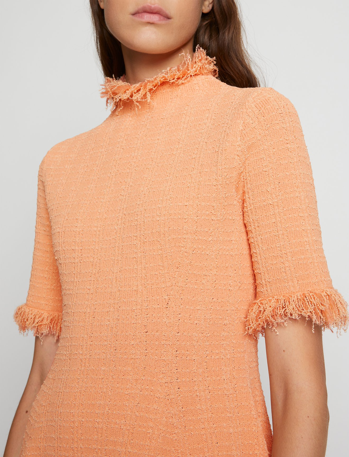 Viscose Jacquard Knit Dress #3