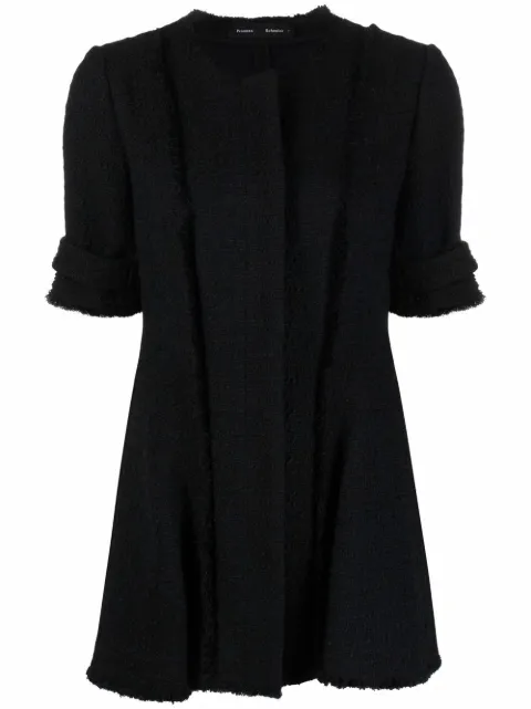 Proenza Schouler raw edge tweed jacket