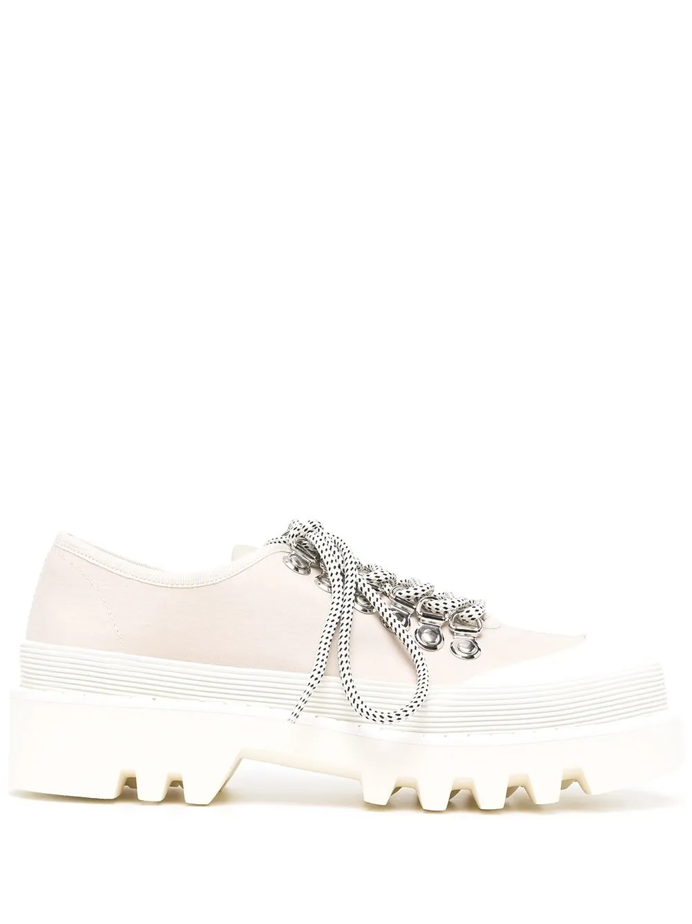 

Proenza Schouler tenis City con suela gruesa - Neutro