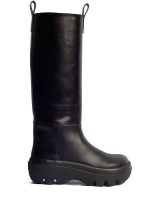 Proenza Schouler Storm Leather knee high Boots Farfetch