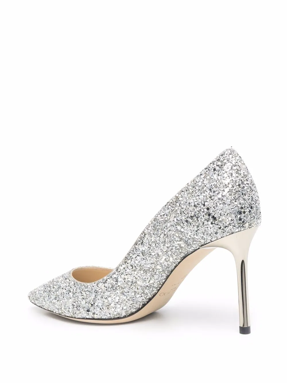 фото Jimmy choo туфли-лодочки с заостренным носком и блестками