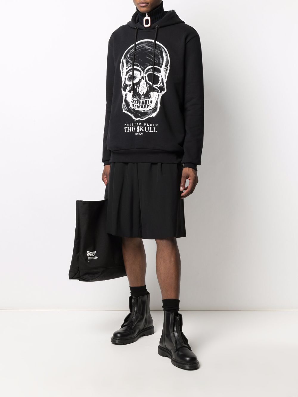 фото Philipp plein худи с графичным принтом skull