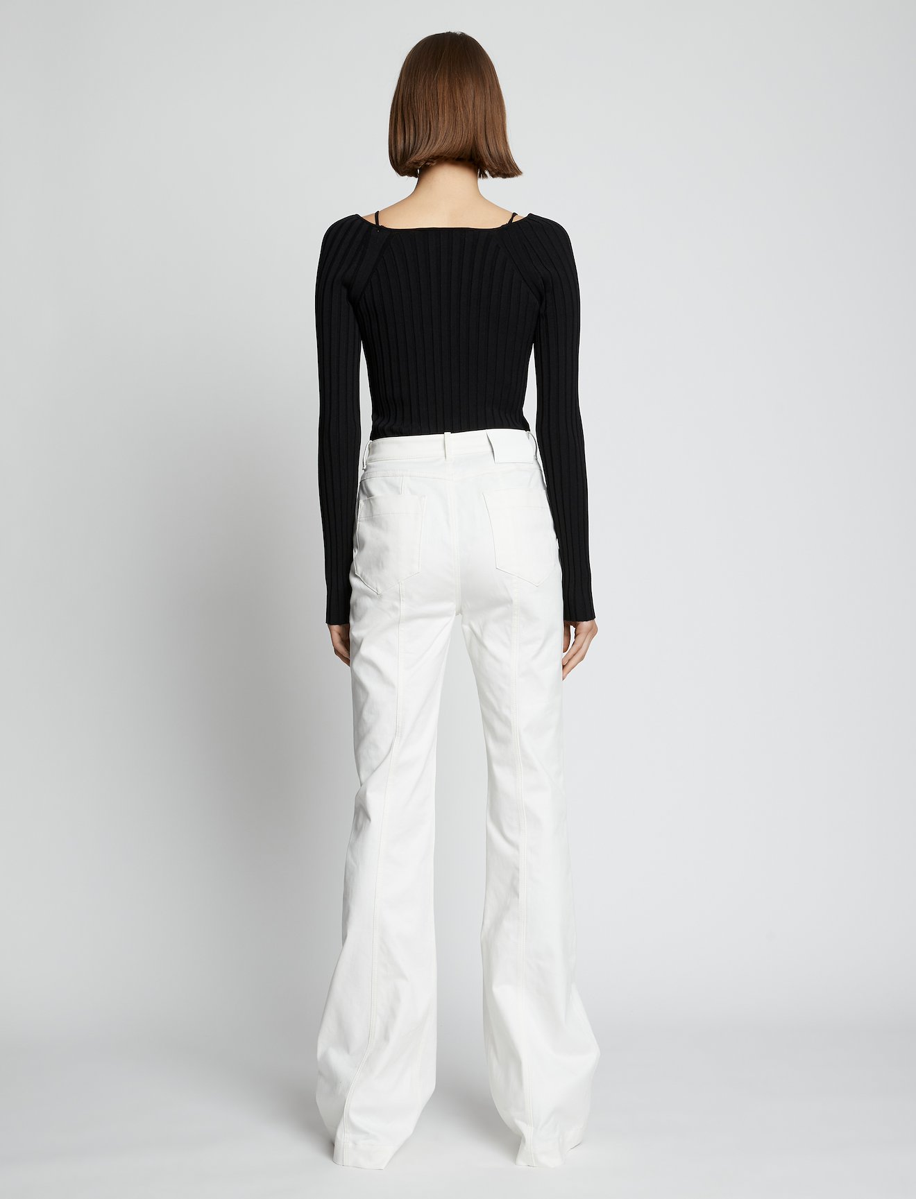 Cotton Twill Full Leg Pants #2