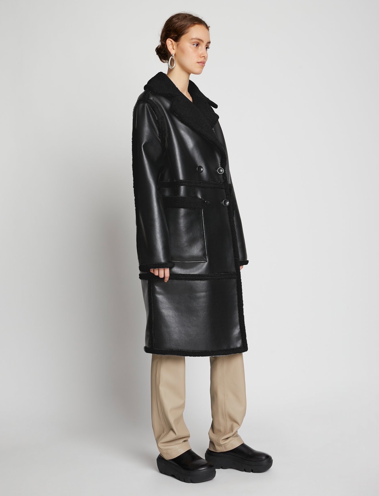 Faux Sherpa Coat #1