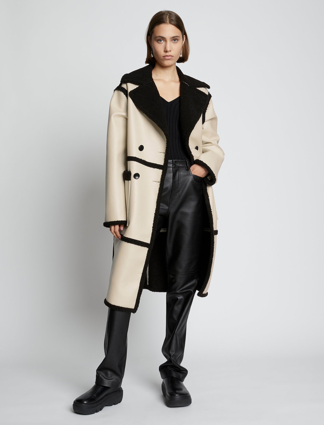Faux Sherpa Coat #5