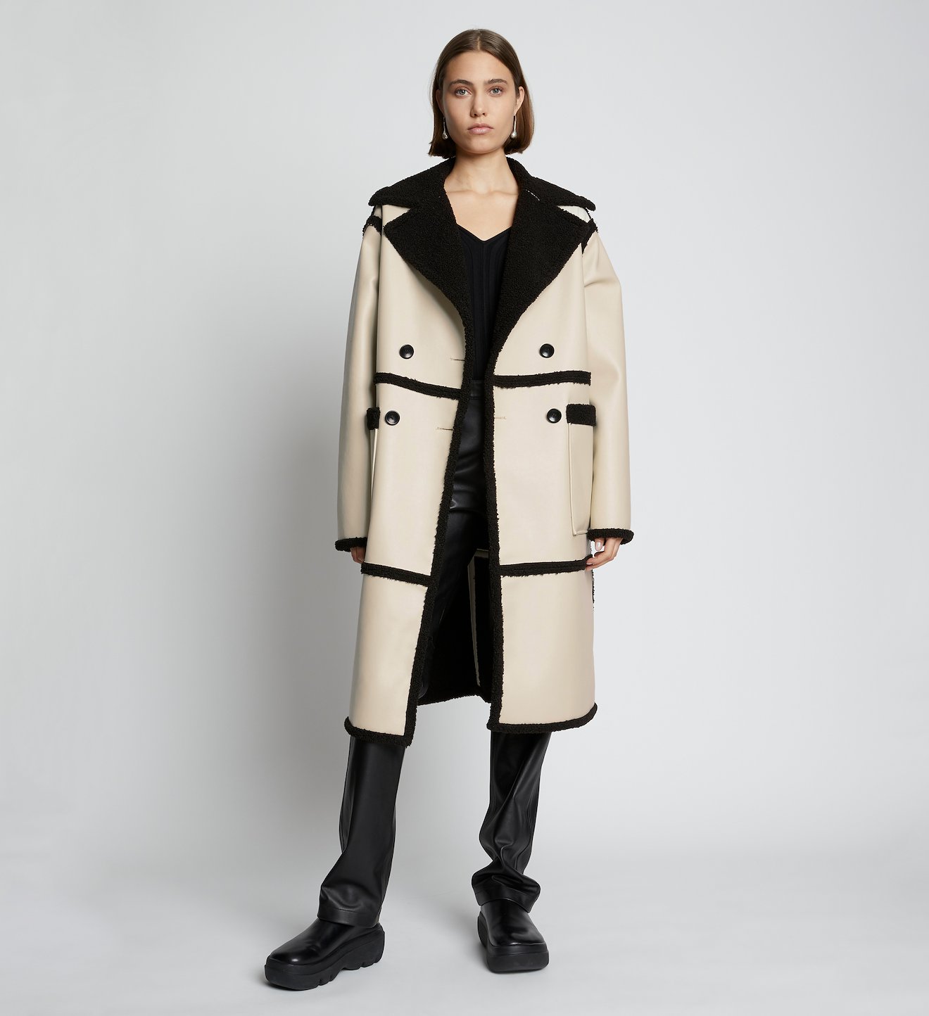 Faux Sherpa Coat