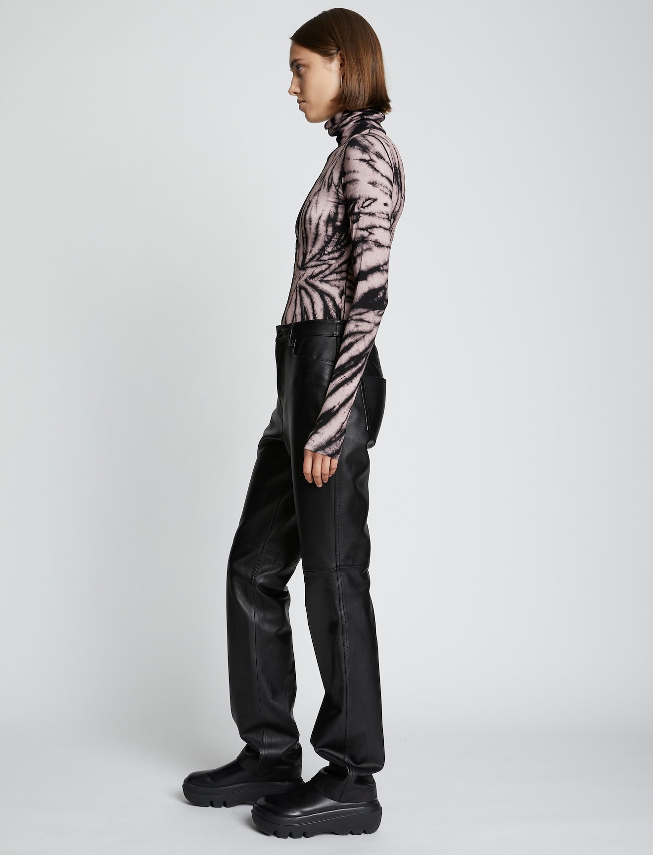 Spiral Tie Dye Turtleneck Top #2
