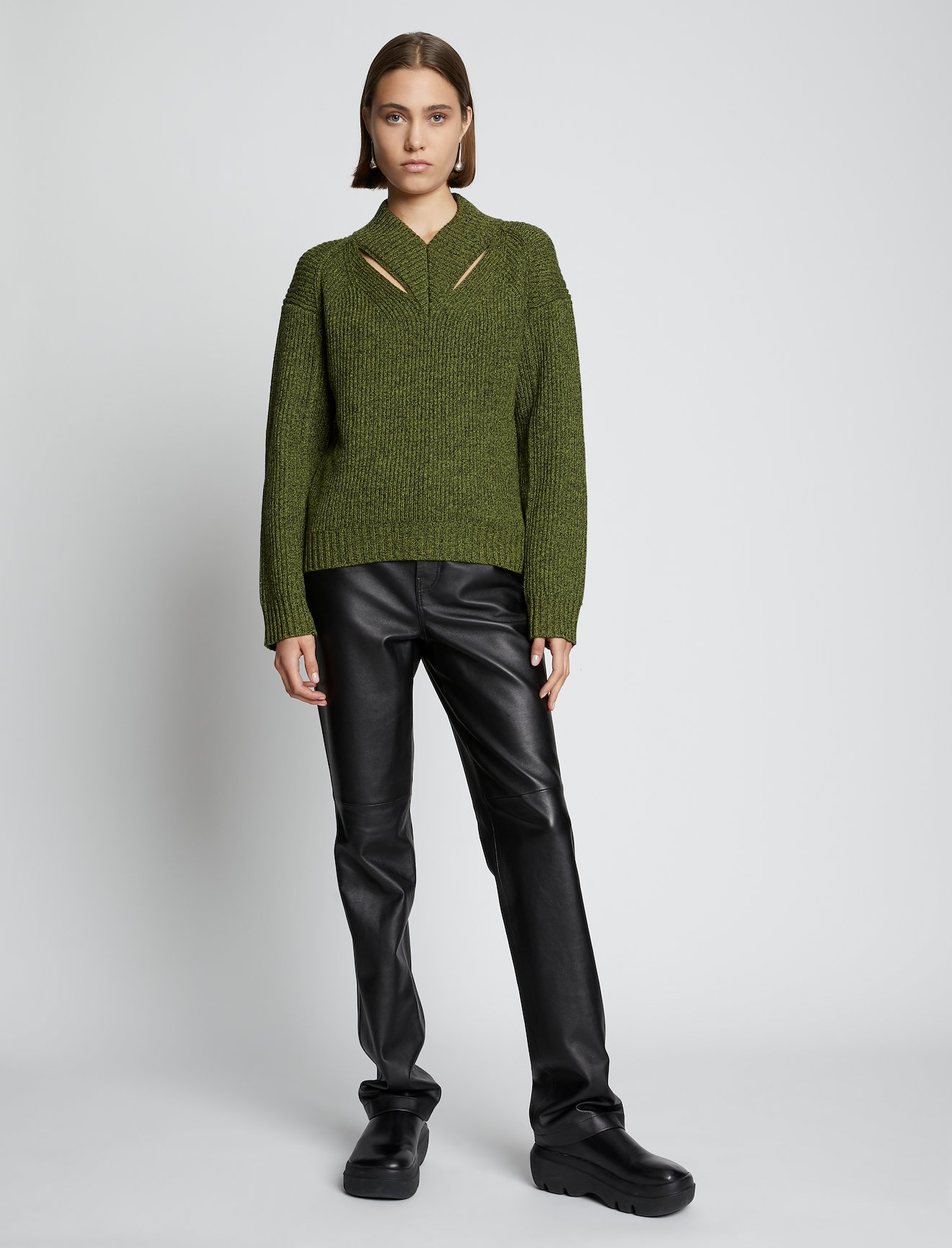 Cashmere Merino Cut Out Sweater #1