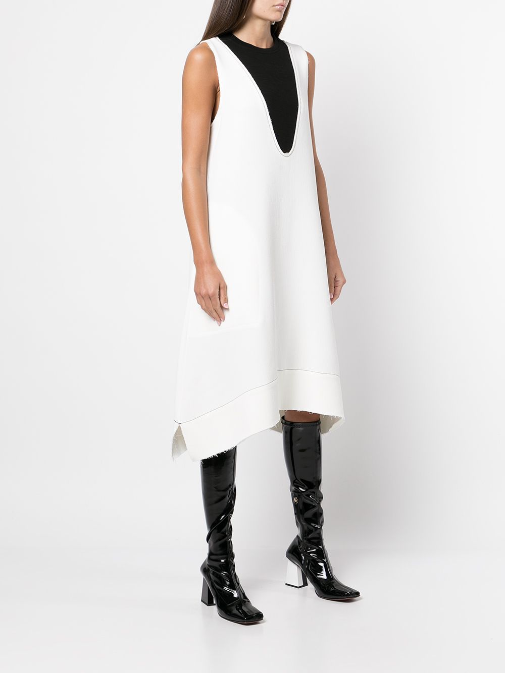 фото Proenza schouler white label платье в рубчик