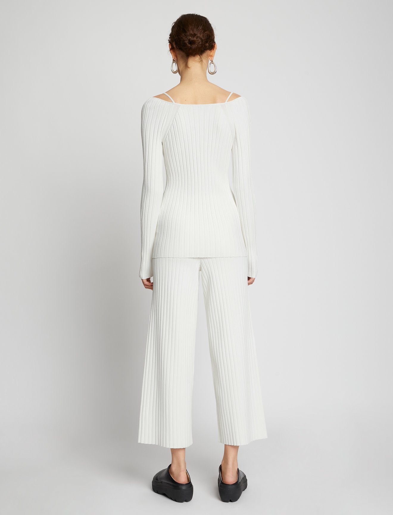 Lightweight Rib Knit Pants #2