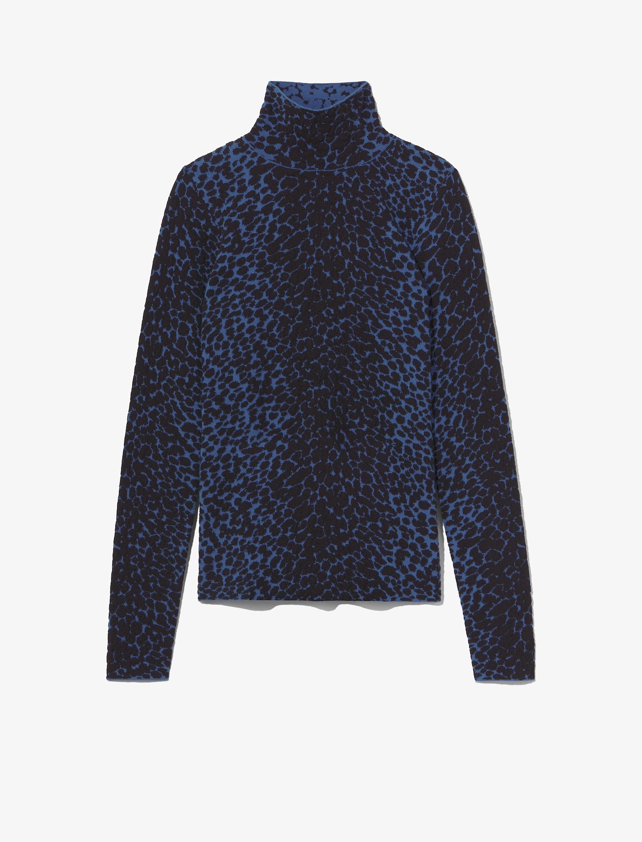 Dot Jacquard Turtleneck Sweater #5