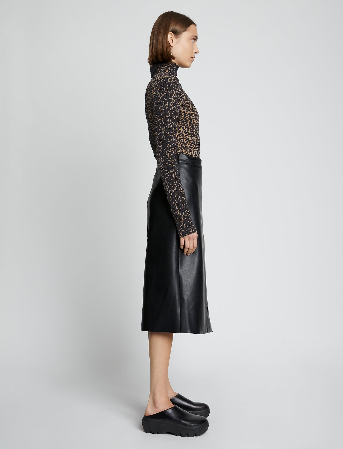 Dot Jacquard Turtleneck Sweater #2