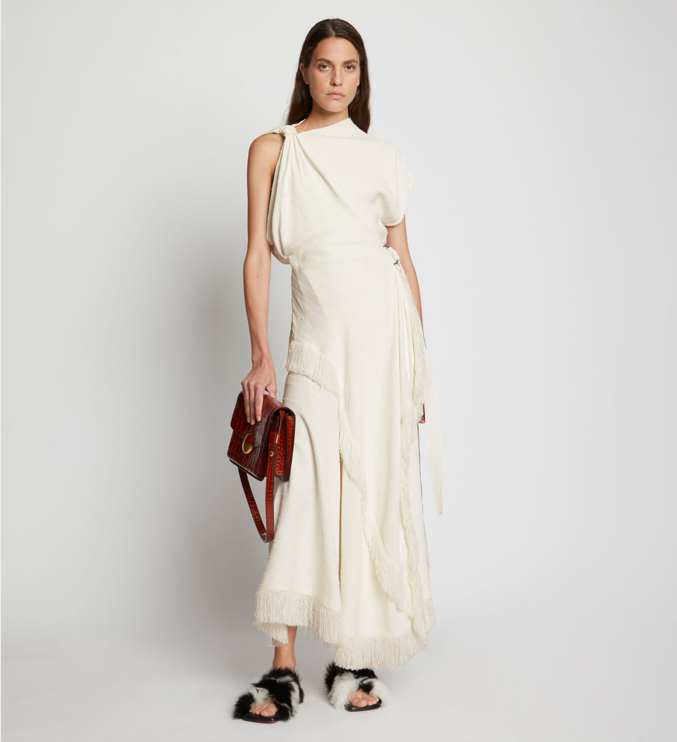 dhoti shrug dress