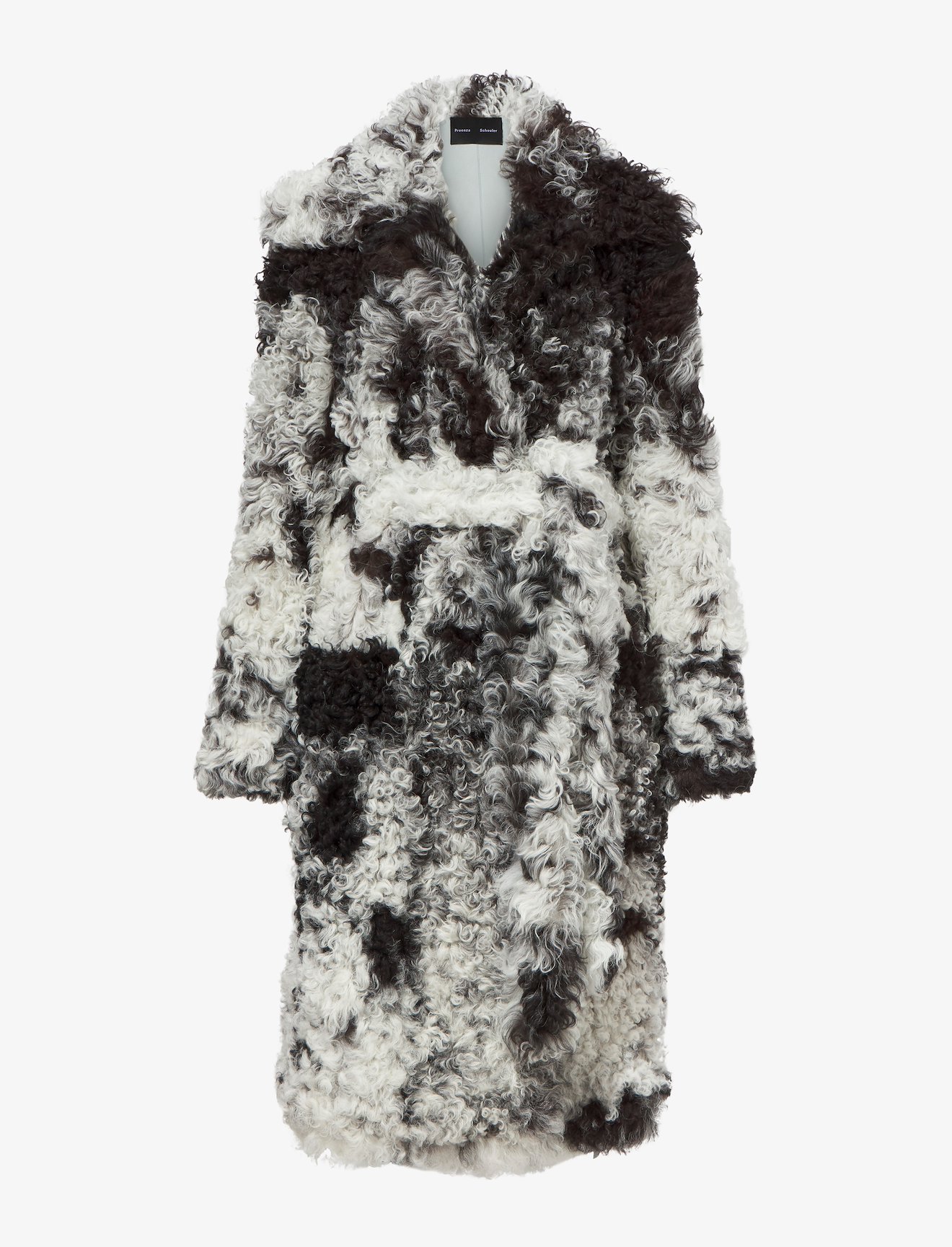 Spotted Shearling Coat #4