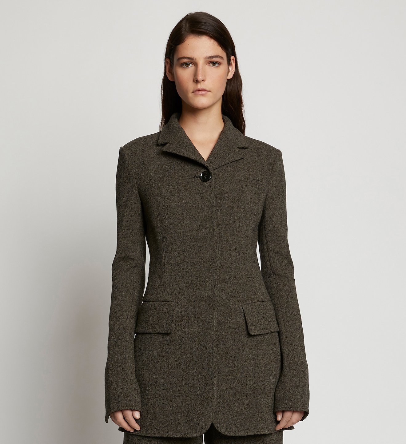 Bi-Stretch Melange Blazer