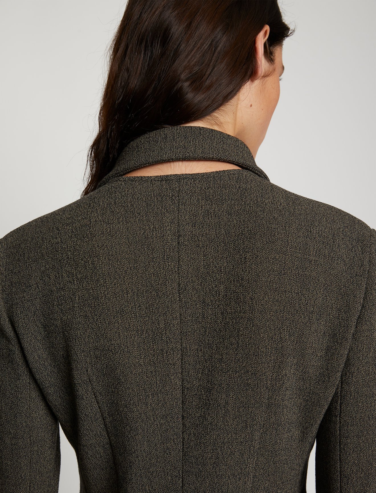 Bi-Stretch Melange Blazer #4