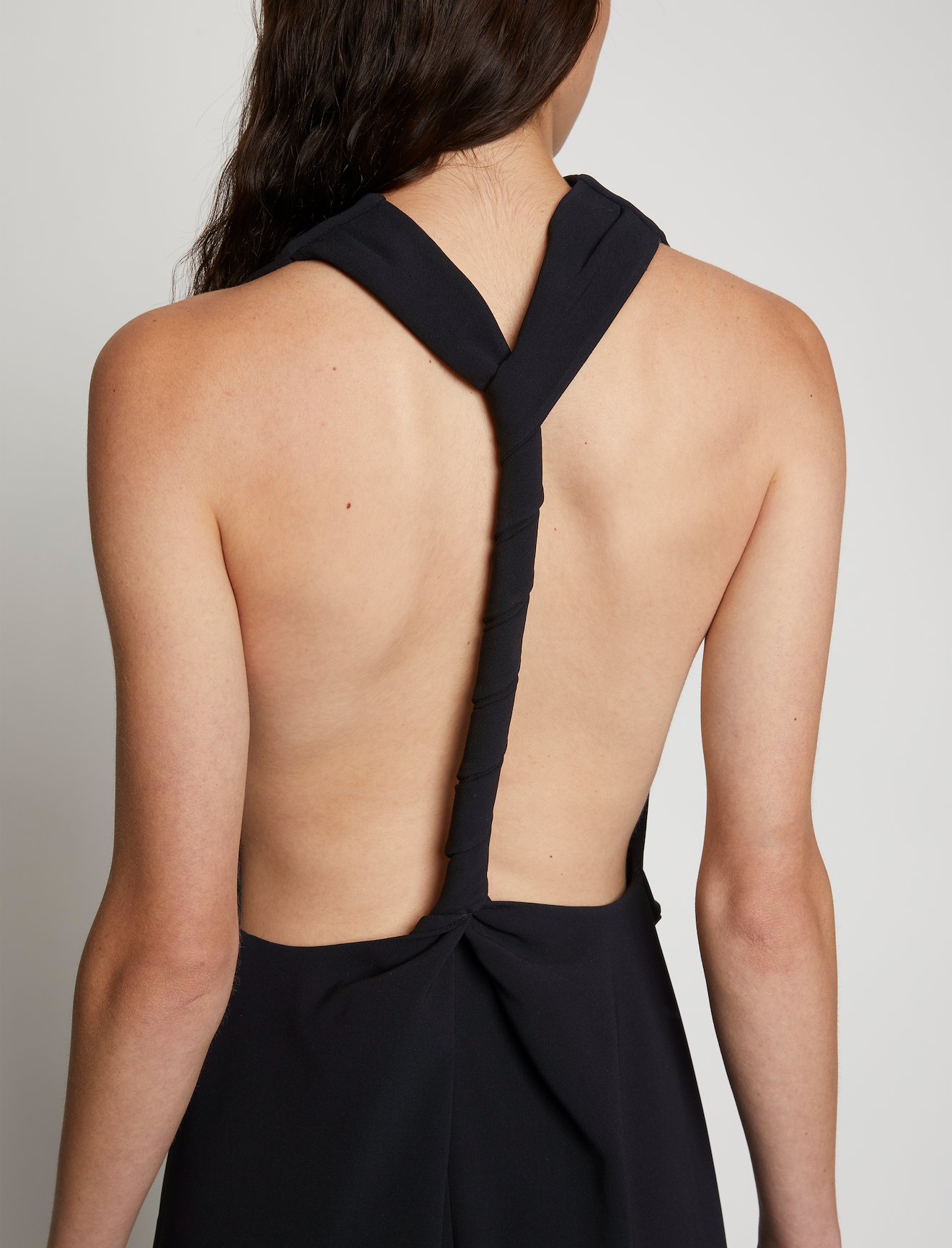 Matte Crepe Backless Dress #2